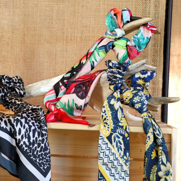 Bandana Scrunchies - Picture 2 of 2